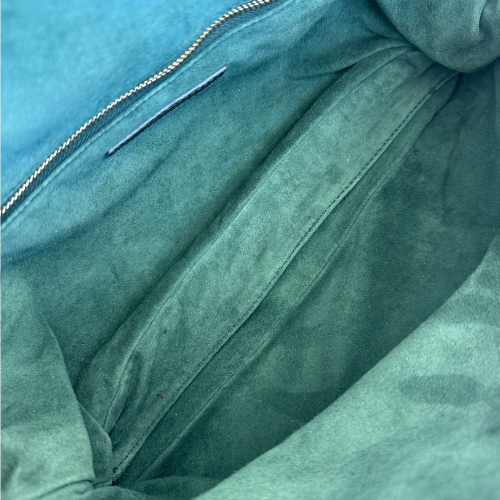 Authentic MARC JACOBS Anthracite Python Capra GM Clutch Shoulder Bag - Picture 12 of 16